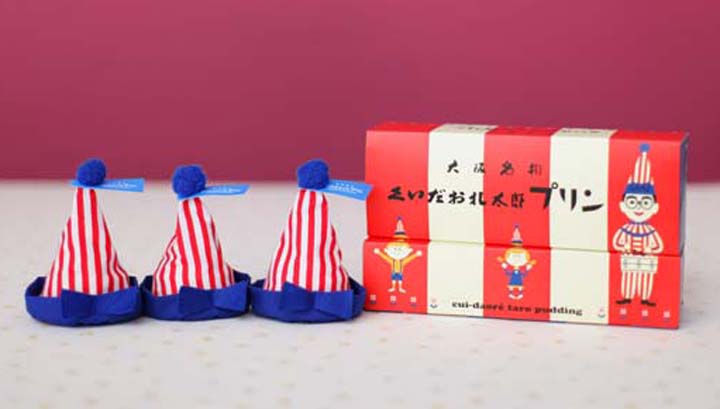 太郎フーズ「くいだおれ太郎プリン」